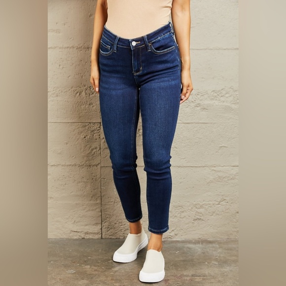 BAYEAS Mid Rise Slim Jeans - Picture 1 of 4